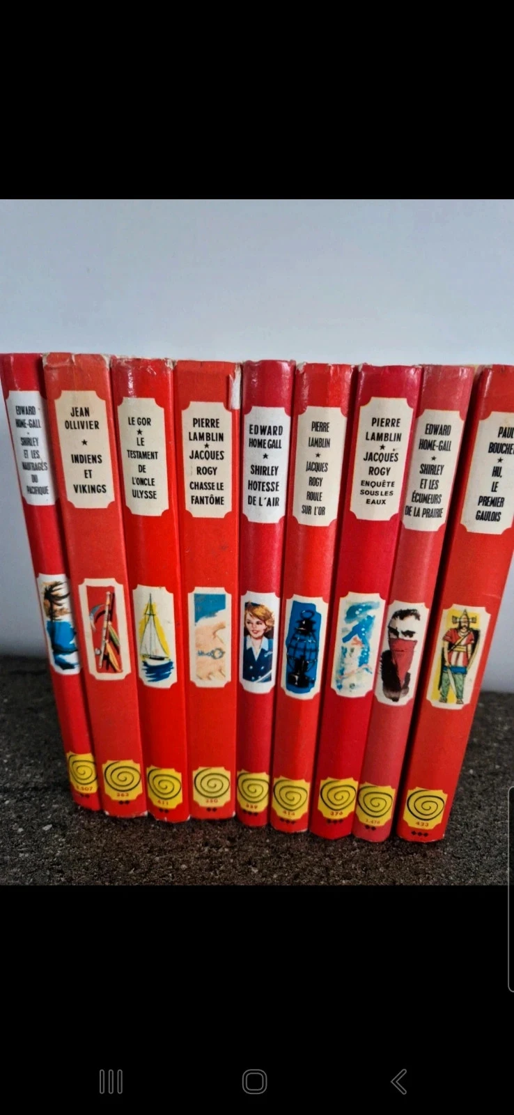 Lot of 9 books Spirale Collection from the 60s/70s. – photo 2